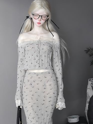 YHYQiFei Bjd Puppenkleidung für 1/3 1/4 Bjd-Puppen, Kugelgelenk-Puppenkleidung, handgefertigt, viele Modestile Set (K, 1/3) von YHYQiFei