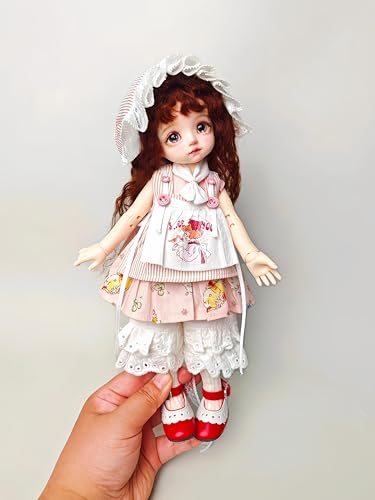 YHYQiFei Bjd Puppenkleidung für 1/6 Bjd-Puppen, Ballgelenk-Puppenkleidung, handgefertigt, niedliches Stil-Set, Puppen und Schuhe nicht im Lieferumfang enthalten (Stil 04) von YHYQiFei
