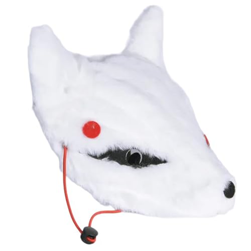 YIAGXIVG Fuchsmaske Plüsch Tiermaske Vollgesichtsmaske Halloween Party Maske Maskerade Maske Dress Up Maske für Karneval Tiermaske Füchse Maske Plüsch Tiermaske Vollgesichtsmaske Verkleiden Maske für von YIAGXIVG