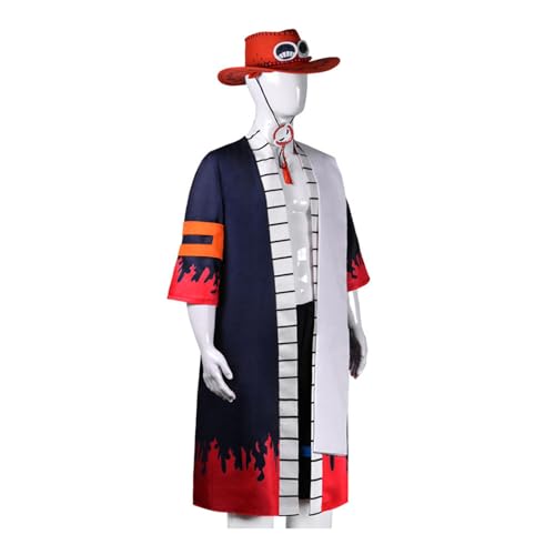 YIAIU Cosplay-Kostüm, Umhang, Shorts, Kappe, Uniform-Set, Halloween-Party, Anzüge für Herren (Kleidung + Hut, Größe M) von YIAIU