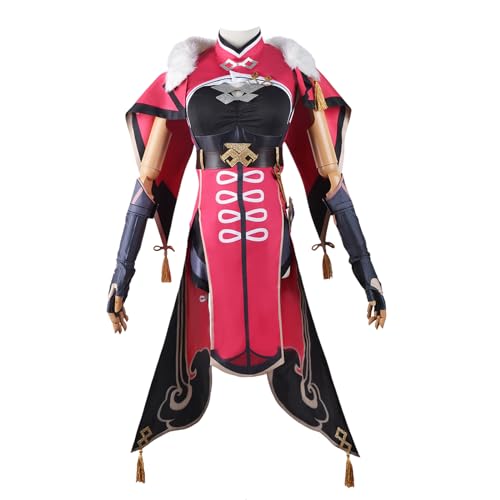 YIAIU Cosplay Kostüm Anime Klee Hutao Genshin Impact Alle Charaktere Cosplay Uniform Set Halloween Party Outfit, Beidou, XXL YIAIU Cosplay Kostüm Anime Klee Hutao Genshin Impact Alle Charaktere Cosplay Uniform Set Halloween Party Outfit, Beidou, XXL von YIAIU
