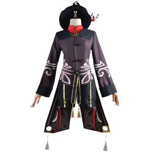 YIAIU Cosplay Kostüm Anime Klee Hutao Genshin Impact Alle Charaktere Cosplay Uniform Set Halloween Party Outfit, Hu Tao, XXL YIAIU Cosplay Kostüm Anime Klee Hutao Genshin Impact Alle Charaktere Cosplay Uniform Set Halloween Party Outfit, Hu Tao, XXL von YIAIU