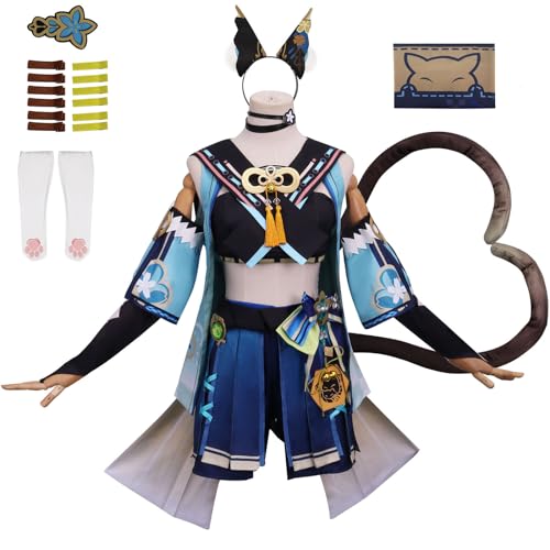 YIAIU Cosplay Kostüm Anime Klee Hutao Genshin Impact Alle Charaktere Cosplay Uniform Set Halloween Party Outfit, Kirara, M YIAIU Cosplay Kostüm Anime Klee Hutao Genshin Impact Alle Charaktere Cosplay Uniform Set Halloween Party Outfit, Kirara, M von YIAIU