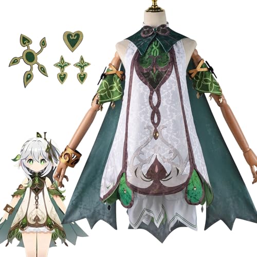 YIAIU Cosplay Kostüm Anime Klee Hutao Genshin Impact Alle Charaktere Cosplay Uniform Set Halloween Party Outfit, Nahida, L YIAIU Cosplay Kostüm Anime Klee Hutao Genshin Impact Alle Charaktere Cosplay Uniform Set Halloween Party Outfit, Nahida, L von YIAIU