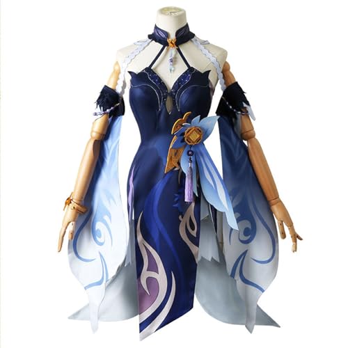 YIAIU Cosplay Kostüm Anime Klee Hutao Genshin Impact Alle Charaktere Cosplay Uniform Set Halloween Party Outfit, Ningguang, S YIAIU Cosplay Kostüm Anime Klee Hutao Genshin Impact Alle Charaktere Cosplay Uniform Set Halloween Party Outfit, Ningguang, S von YIAIU
