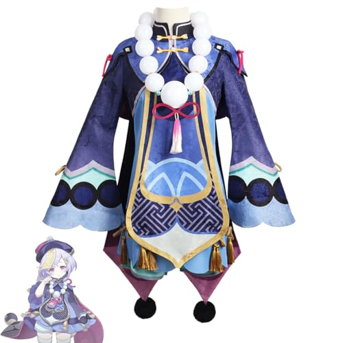 YIAIU Cosplay Kostüm Anime Klee Hutao Genshin Impact Alle Charaktere Cosplay Uniform Set Halloween Party Outfit, Qiqi., XXL YIAIU Cosplay Kostüm Anime Klee Hutao Genshin Impact Alle Charaktere Cosplay Uniform Set Halloween Party Outfit, Qiqi., XXL von YIAIU