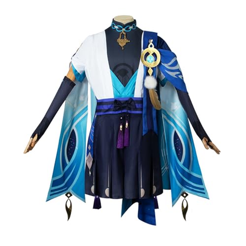 YIAIU Cosplay Kostüm Anime Klee Hutao Genshin Impact Alle Charaktere Cosplay Uniform Set Halloween Party Outfit, Wanderer, 3XL YIAIU Cosplay Kostüm Anime Klee Hutao Genshin Impact Alle Charaktere Cosplay Uniform Set Halloween Party Outfit, Wanderer, 3XL von YIAIU