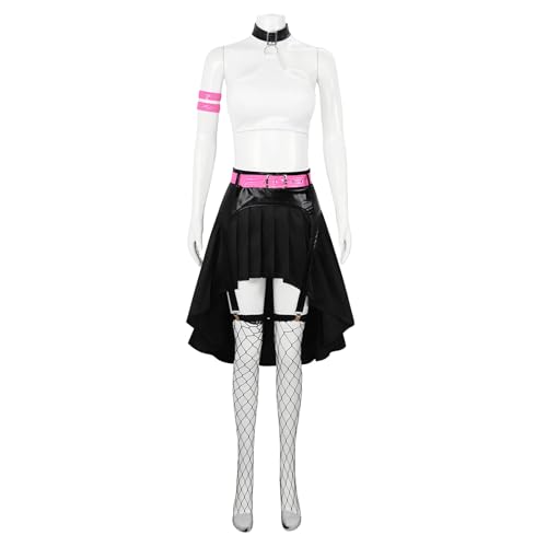 YIAIU Cosplay-Kostüm für Damen und Mädchen, Kleid, Rock, Uniform-Set, Halloween-Party, Anzüge mit Hut (Größe M) von YIAIU