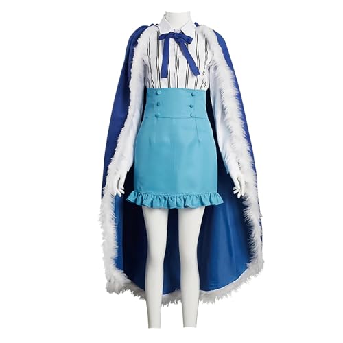 YIAIU Cosplay-Kostüm für Damen und Mädchen, Umhang, Hemd, Rock, Uniform-Set, Halloween-Party, Anzüge (XX-Large) von YIAIU