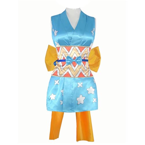 YIAIU Cosplay-Kostüm für Damen und Mädchen, kurzer Kimono-Rock, Badeanzüge, Uniform-Set, Halloween-Partyanzüge (XX-Large) von YIAIU