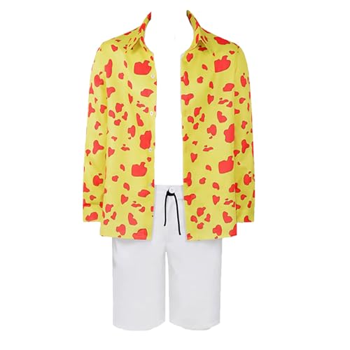 YIAIU Cosplay-Kostüm für Herren, Hemd, Shorts, Uniform-Set, Halloween-Party, Anzüge (XX-Large) von YIAIU