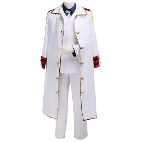 YIAIU Cosplay-Kostüm für Herren, Umhang, Hemd, Uniform-Set, Halloween-Party, Anzüge (Größe M) von YIAIU