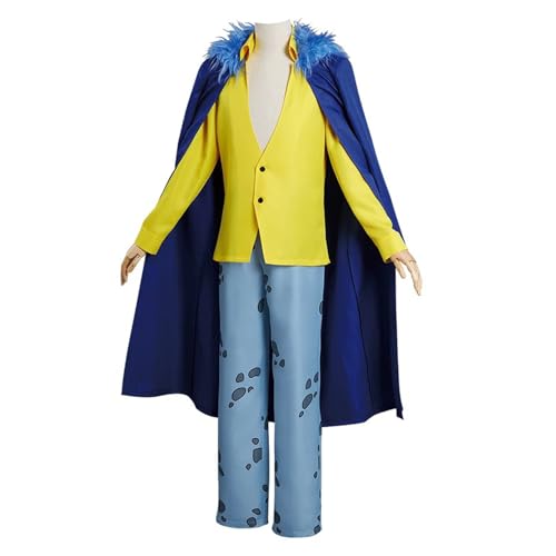 YIAIU Cosplay-Kostüm für Herren, Umhang, Jacke, Hose, Uniform-Set, Halloween, Party, Anzüge (Größe S) von YIAIU