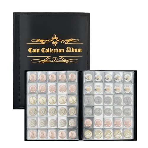 Münzsammlung 2 Euro münzen sammelalbum: 480 Stück Münzalbum Münzen Aufbewahrung für Sammler - 25mm Coin Album münzsammelalbum Münzsammlung 2 Euro münzen sammelalbum: 480 Stück Münzalbum Münzen Aufbewahrung für Sammler - 25mm Coin Album münzsammelalbum von YIBEBE