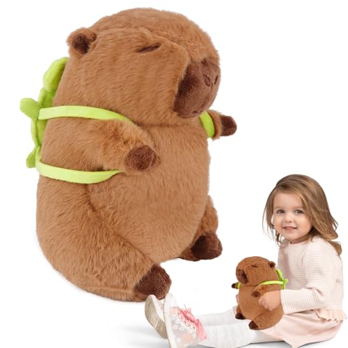 YICH Capybara Plüschtier - Niedliches Kuscheltier, Super Weich, Simulation Großes Geburtstags Geschenk für Kinder von YICH