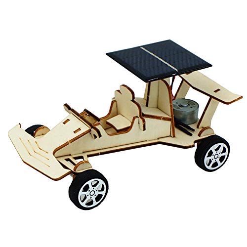 YIGEBAG Holz Solar Auto Modell Kit Grundschule Kleine Produktion Erfindung Montage Spielzeug von YIGEBAG