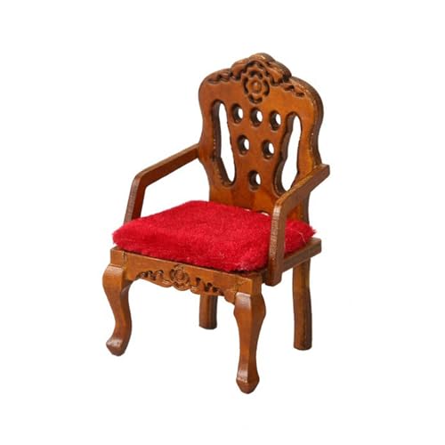Doll House Chair Model Realistic Sessel Dollhouses Stuhl Realistische Spielstuhl Realistisch 1:12 Modell Spielzeug von YIGZYCN