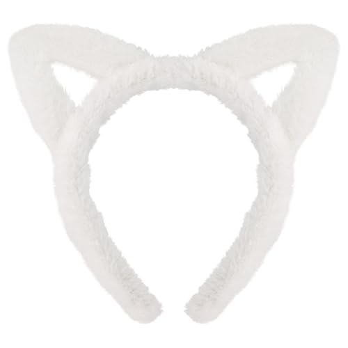 Katzenkostüm-Set, Katzenkostüm-Set, Rock, Katzen, Stirnband, Plüschschwanz, Schleifen, Krawatte, Tier-Kostüm-Set von YIGZYCN