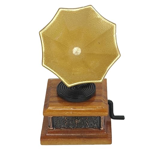 Realistische Miniatur Phonograph Puppenhäuser Dekore Vintage Design Für Nostalgische Sammler Und Heimdekoration Realistische Miniatur Phonograph Puppenhäuser Dekore Vintage Design Für Nostalgische Sammler Und Heimdekoration von YIGZYCN
