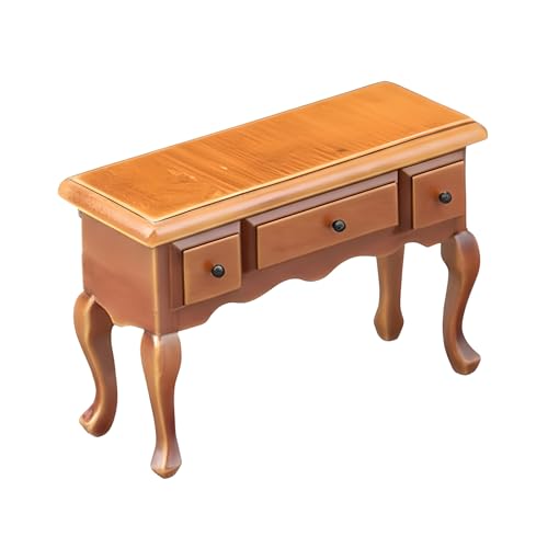 Realistischer Miniaturdesk 1/12 Skala Dollhouses Möbel Für Kreative Spiele Und Raumdekorationsszene Display Accessoire von YIGZYCN