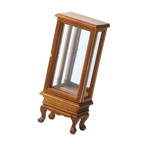 Realistisches Holz Zakka Realistic Trep Play Display Schrank Modell Spielzeug Vintage Display 1:12 Puppenhaus von YIGZYCN