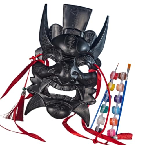 YIGZYCN Blank Nuo Operas Maske mit Pigment Zeichnung Pinsel Foto DIY unlackiert Maske Set YIGZYCN Blank Nuo Operas Maske mit Pigment Zeichnung Pinsel Foto DIY unlackiert Maske Set von YIGZYCN