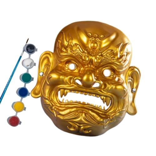 YIGZYCN DIY Blank Masks Mardi Gras Mask Maskerades Mask for Halloween Cosplay Party von YIGZYCN