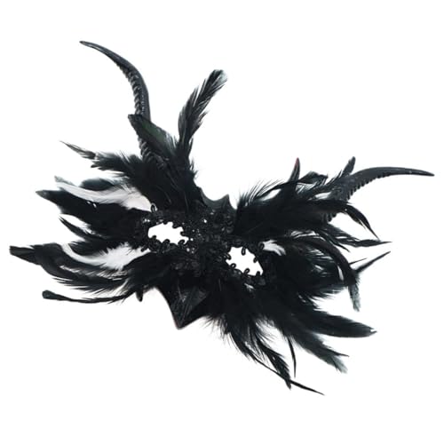 YIGZYCN Damen-Maske, Federmaske, Venezianermaske, Halloween, Karnevalskostüme YIGZYCN Damen-Maske, Federmaske, Venezianermaske, Halloween, Karnevalskostüme von YIGZYCN