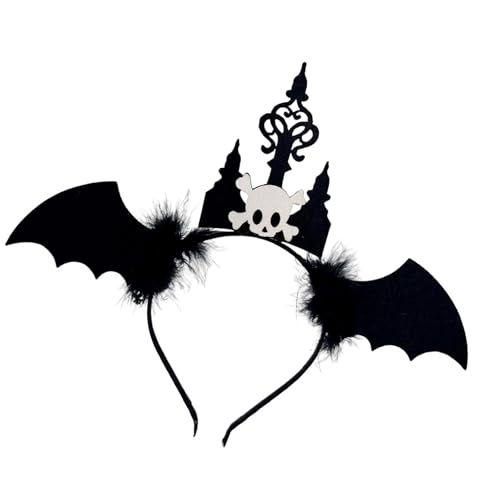 YIGZYCN Einzigartiges Haarband mit Fledermaus-Motiv, bequem zu tragen, Kostüm-Haarschmuck für Kinder, Teenager, Halloween, Party, Feiern, weiche Fledermaus-Stirnbänder von YIGZYCN