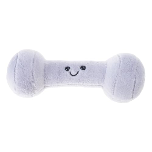 YIGZYCN Entzückende Fitnessthema Spielzeugplüschkissen Für Neugeborene Babys Sensorische Stimulation Plüschspielzeug Hantel Und Spielzeugset von YIGZYCN