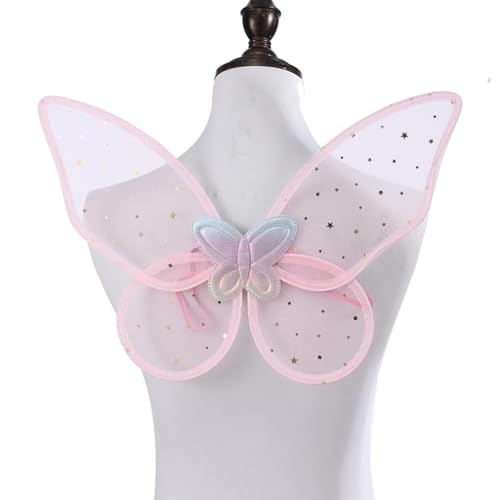 YIGZYCN Feenflügel Prinzessin Kostüm Schmetterlingsflügel Bühne Party Requisiten Engelsflügel Geschenke von YIGZYCN