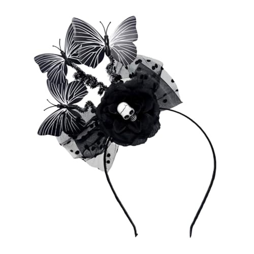 YIGZYCN Fledermaus-Haarreifen Kostüm Kopfschmuck Bühnenrequisiten Halloween Teufel Stirnband YIGZYCN Fledermaus-Haarreifen Kostüm Kopfschmuck Bühnenrequisiten Halloween Teufel Stirnband von YIGZYCN