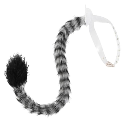 YIGZYCN Fuchsschwanz, Kunstfell, Wolf, Füchse, Katzen, Schwanz, Kostüm, Halloween, Cosplay, verstellbar, für Erwachsene und Kinder YIGZYCN Fuchsschwanz, Kunstfell, Wolf, Füchse, Katzen, Schwanz, Kostüm, Halloween, Cosplay, verstellbar, für Erwachsene und Kinder von YIGZYCN