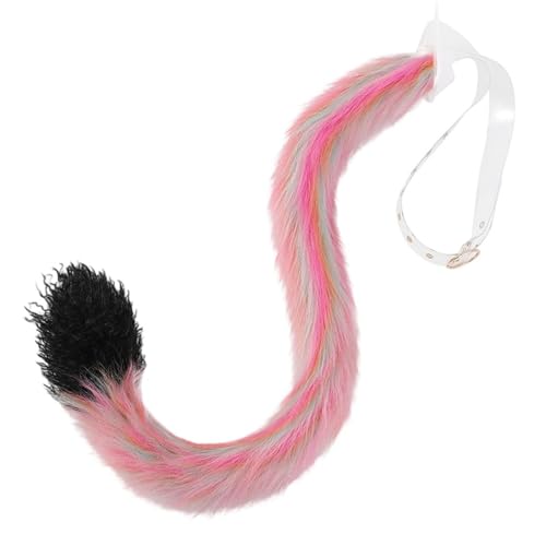 YIGZYCN Fuchsschwanz, Kunstfell, Wolf, Füchse, Katzen, Schwanz, Kostüm, Halloween, Cosplay, verstellbar, für Erwachsene und Kinder YIGZYCN Fuchsschwanz, Kunstfell, Wolf, Füchse, Katzen, Schwanz, Kostüm, Halloween, Cosplay, verstellbar, für Erwachsene und Kinder von YIGZYCN