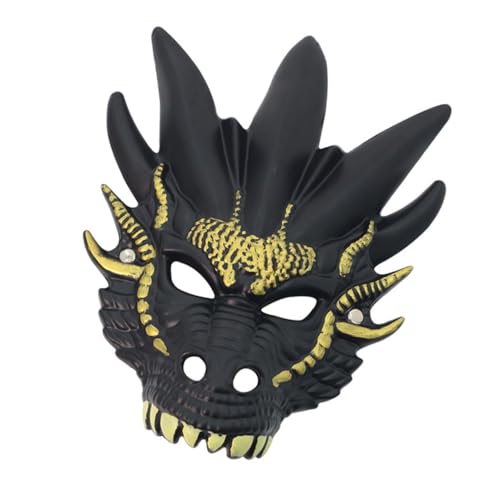 YIGZYCN Halloween Drachenkopf Cosplay Maske Maskerade Dekoration Maske für Männer Frauen von YIGZYCN