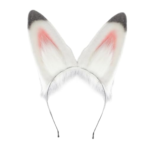 YIGZYCN Hasenkostüm Hasen Ohr Stirnband Kunstpelze Schwanz für Ostern Halloween Party von YIGZYCN