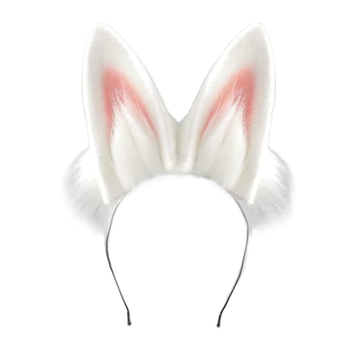YIGZYCN Hasenkostüm Hasen Ohr Stirnband Kunstpelze Schwanz für Ostern Halloween Party von YIGZYCN