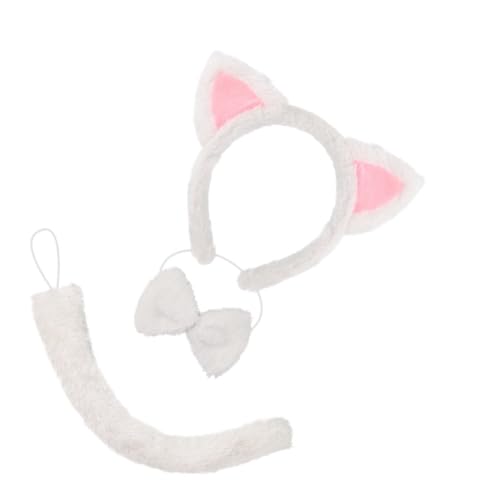 YIGZYCN Katzenkostüm-Set, Ohren, Schwanz, Bowite, Tutu, Rock, Tier-Kostüm, Zubehör, Kinder, Mädchen, Halloween, Cosplays, Requisiten YIGZYCN Katzenkostüm-Set, Ohren, Schwanz, Bowite, Tutu, Rock, Tier-Kostüm, Zubehör, Kinder, Mädchen, Halloween, Cosplays, Requisiten von YIGZYCN
