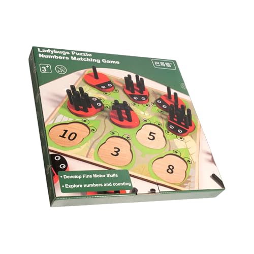 YIGZYCN Kinder Holzzählspiel Für Vorschulkinder Lernen Handspiel Holz Nummer Matching Toy Set Für Kinder YIGZYCN Kinder Holzzählspiel Für Vorschulkinder Lernen Handspiel Holz Nummer Matching Toy Set Für Kinder von YIGZYCN