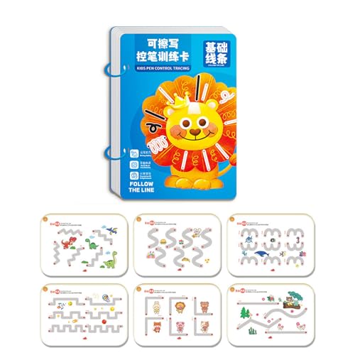 YIGZYCN Kinder Mit Schreibfähigkeiten Entwickeln BUE Mit 4 Stiften Und Radiergummi Fördern Kreative Verfolgung Von Lernmotorik Praxis YIGZYCN Kinder Mit Schreibfähigkeiten Entwickeln BUE Mit 4 Stiften Und Radiergummi Fördern Kreative Verfolgung Von Lernmotorik Praxis von YIGZYCN