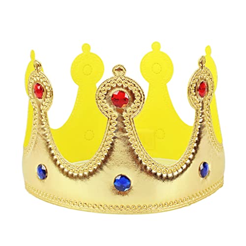 YIGZYCN King Crowns Kinder-Geburtstagsparty-Hut für Karneval, Halloween, Weihnachten, Prinzessinnen-Stirnband von YIGZYCN