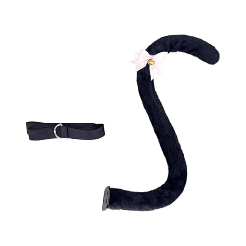 YIGZYCN Kitten Cosplay Kostüm Ohrstirnband Bowknot Schwanz Für Frauen Mädchen Halloween Rollenspiele Outfitzubehör von YIGZYCN