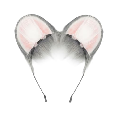 YIGZYCN Kunstfell, Tierschwanz, Maus, Ohren, Stirnbänder, Halloween, Weihnachten, Party, Kostüm, Spielzeug YIGZYCN Kunstfell, Tierschwanz, Maus, Ohren, Stirnbänder, Halloween, Weihnachten, Party, Kostüm, Spielzeug von YIGZYCN