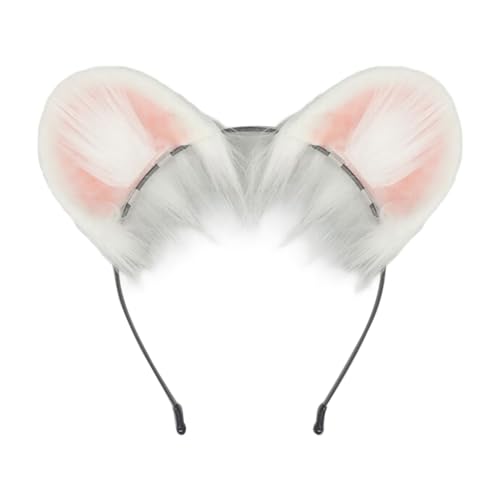 YIGZYCN Kunstfell, Tierschwanz, Maus, Ohren, Stirnbänder, Halloween, Weihnachten, Party, Kostüm, Spielzeug YIGZYCN Kunstfell, Tierschwanz, Maus, Ohren, Stirnbänder, Halloween, Weihnachten, Party, Kostüm, Spielzeug von YIGZYCN