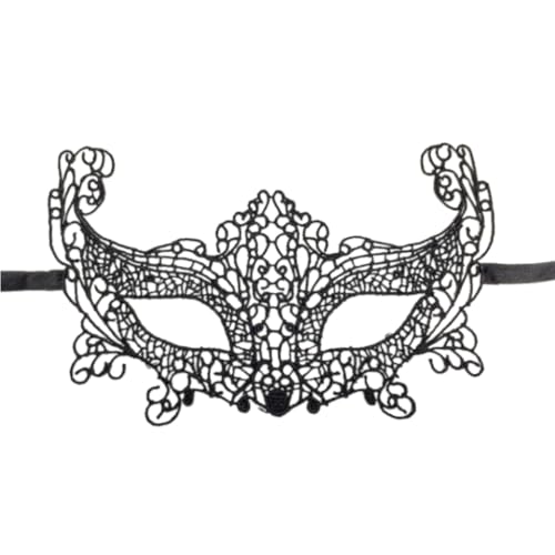 YIGZYCN Lace Masquerade Mask Lace Eye Mask Blindfold Venezianer Mask Half Face Mask Party Mask Cosplay Mask for Women Girls von YIGZYCN