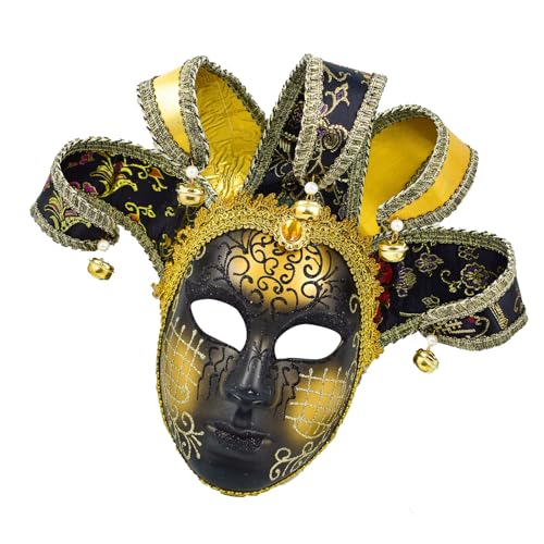 YIGZYCN Maskerade Narren, Halloween, Venezianer, Vollgesicht, Karneval, für Party, Halloween, Venezianer, Karneval, Maskerade YIGZYCN Maskerade Narren, Halloween, Venezianer, Vollgesicht, Karneval, für Party, Halloween, Venezianer, Karneval, Maskerade von YIGZYCN