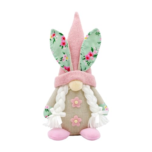 YIGZYCN Ostern Zwerge Plüsch Puppen Dekoration Handgemachte Kaninchen Zwerge Skandinavischer Zwerg Gefüllte Ornament Frühling Zuhause von YIGZYCN