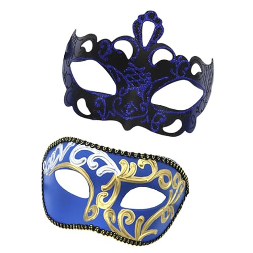 YIGZYCN Paar-Maskenmaske für Männer und Frauen, Halloween, Hochzeit, Halbgesichtsmaske YIGZYCN Paar-Maskenmaske für Männer und Frauen, Halloween, Hochzeit, Halbgesichtsmaske von YIGZYCN