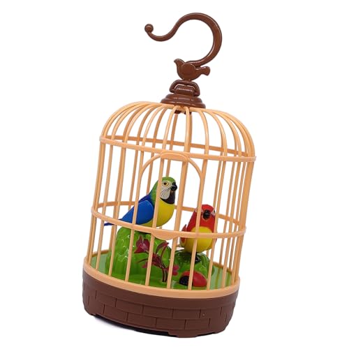 YIGZYCN Realistischer Klang Aktiviertes Vogelspielzeug Elektrisch Vogelkäfig Spielzeugzimmer Dekore Und Bürostudententspannungspapageispielzeug Singen YIGZYCN Realistischer Klang Aktiviertes Vogelspielzeug Elektrisch Vogelkäfig Spielzeugzimmer Dekore Und Bürostudententspannungspapageispielzeug Singen von YIGZYCN