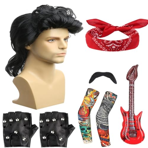 YIGZYCN Rocker-Kostüm-Zubehör, Gothic-Kostüm für Herren, Kinder, Jungen, Mädchen von YIGZYCN